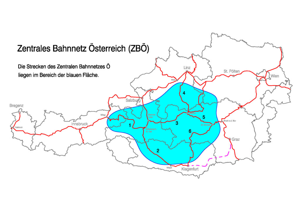 Zentrales Bahnnetz Ö